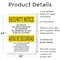 Signmission No Drugs Dealers Weapons Bilingual OSHA Security Notice Sign, Plastic, 18in W x 24in L, 2PK OS-2PACK-SN-P-1824-L-11598 - alternate 2